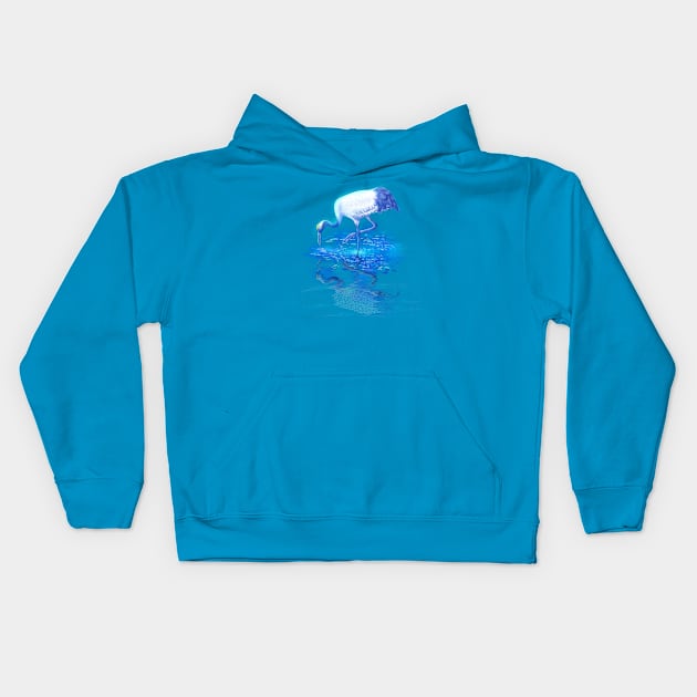 Awesome Crane Kids Hoodie by Happy Art Designs